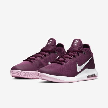 Nike Court Air Max Wildcard - Női Teniszcipő - Bordó/Rózsaszín/Fehér